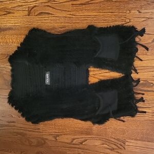 Volare Women's Black Fringed Cardigan
